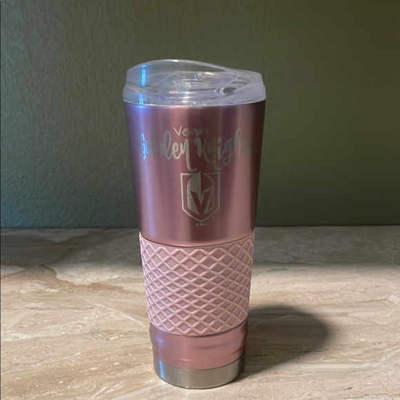 Vegas Golden Knights Other - Vegas Golden Knights Rose Gold 24oz Stainless Steel Tumbler W/ Lid